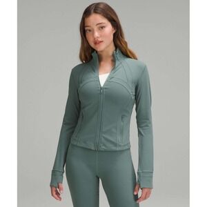 Lululemon Align Jacket Womens 4 Blue Full Zip Activewear Yoga Athleisure Running